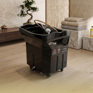 10 Black Portable Japanese Head Spa 60L Tank Unit - NON PLUMBED - NO WATER CONNECTION NEEDED