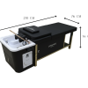 Japanese Head Spa Black Full Bed Unit with Gold Frame- NON PLUMBED - NO WATER CONNECTION NEEDED