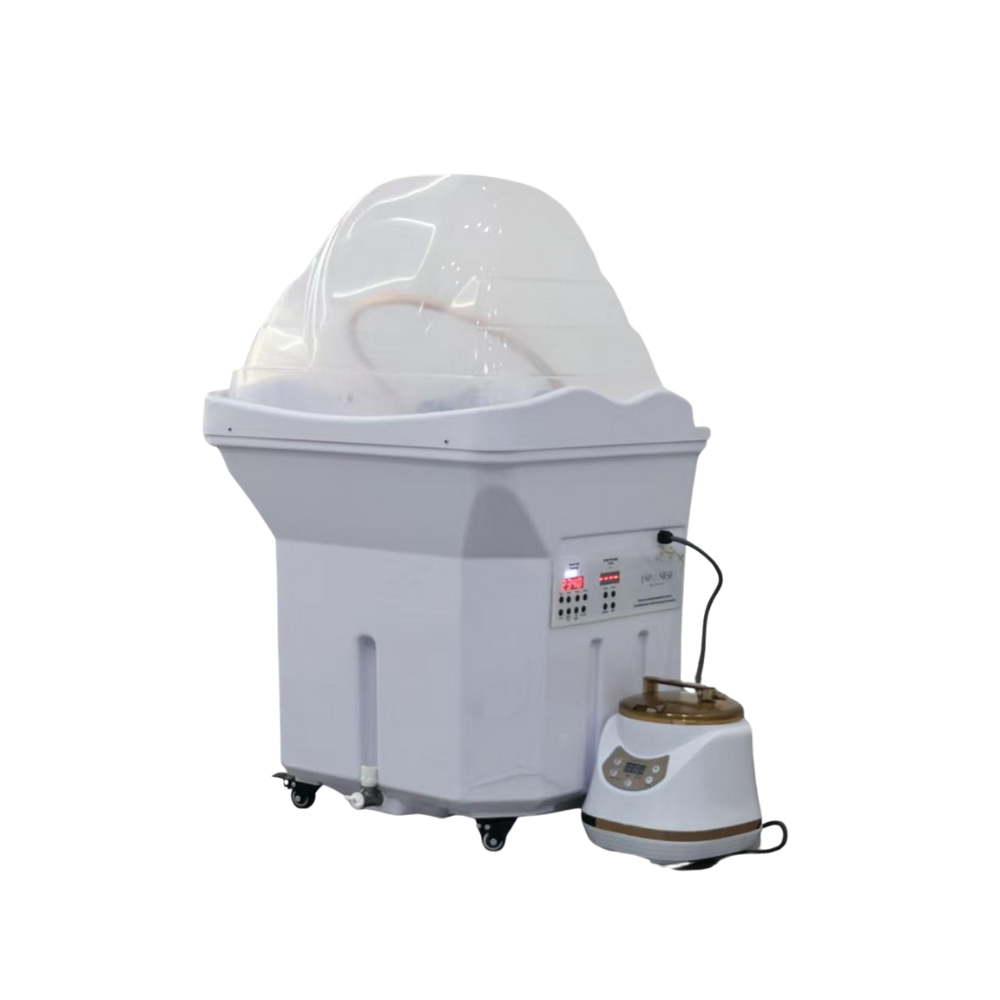 White Portable Japanese Head Spa 60L Tank Unit - NON PLUMBED - NO WATER CONNECTION NEEDED