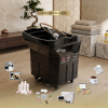 BUSINESS IN A BOX: Black Non-Plumbed Japanese Head Spa Unit Package