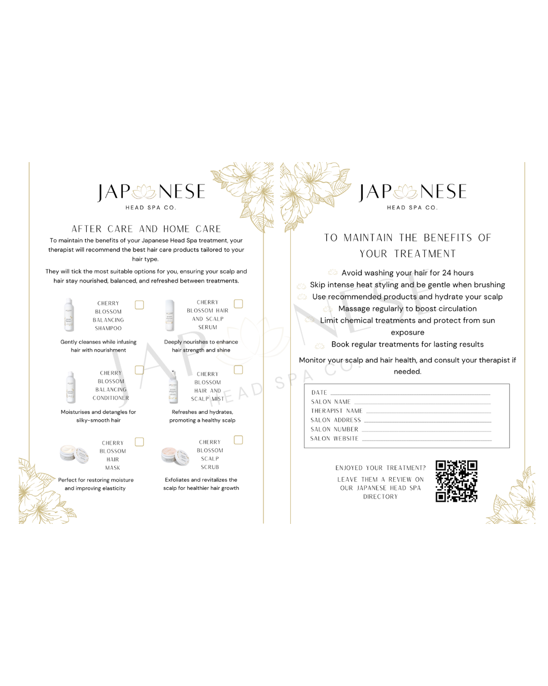 Aftercare Leaflet