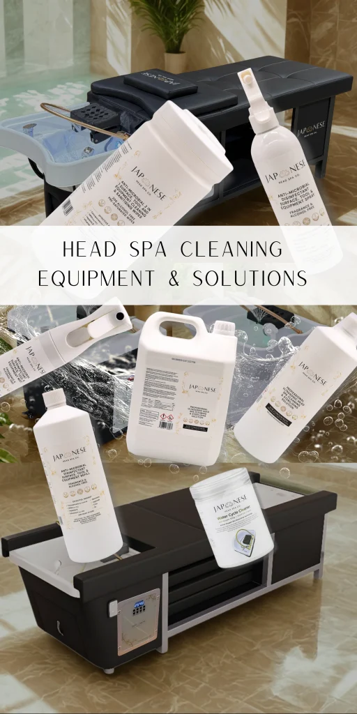 head spa cleaning products