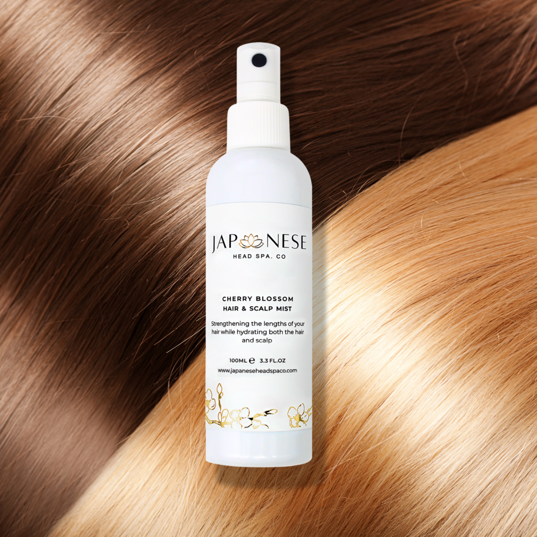 japanese head spa cherry blossom scalp care