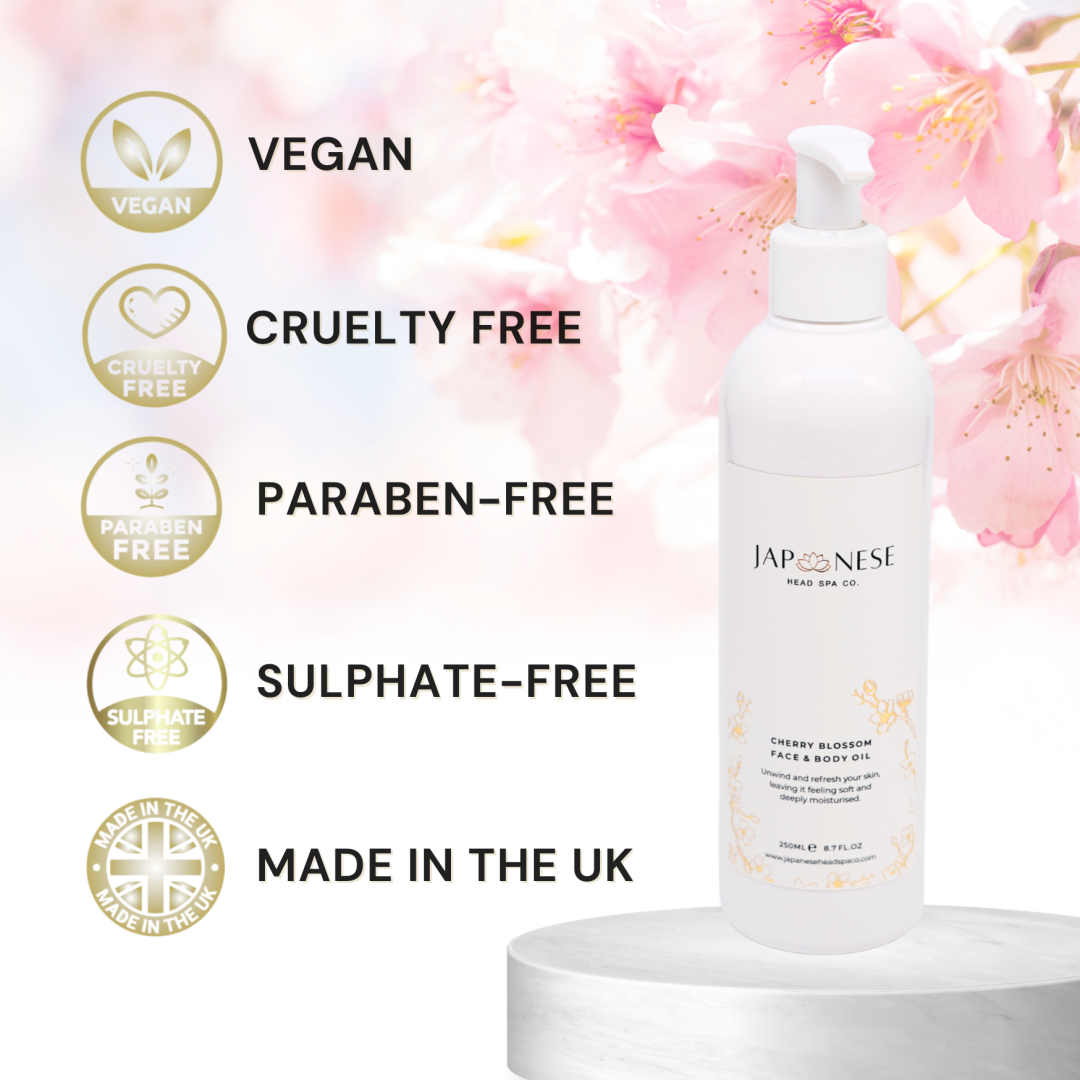 japanese head spa cherry blossom scalp care