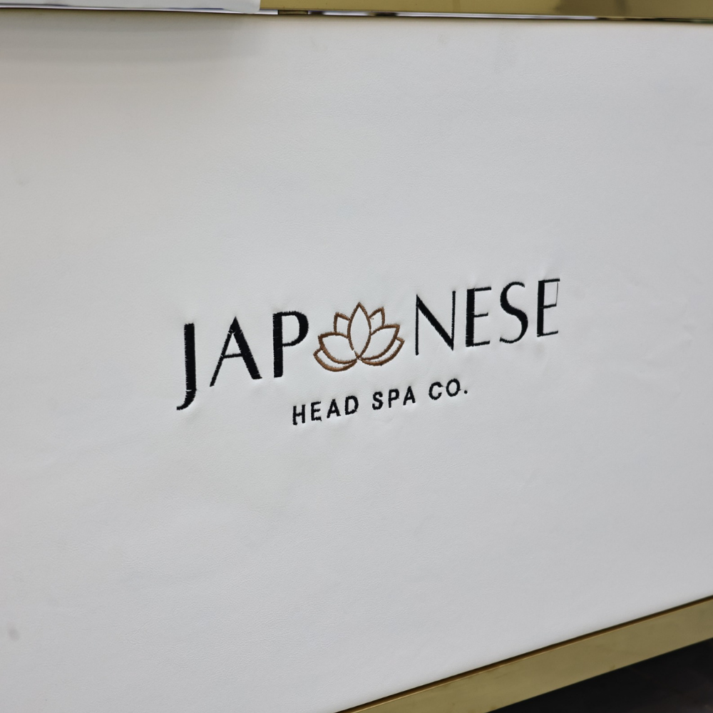 Japanese Head Spa Cream Full Bed Unit with Gold Frame - NON PLUMBED - NO WATER CONNECTION NEEDED