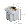 Japanese Head Spa Off White Portable Unit with Built in Mobile Waste Tank and Fresh Water Tank – Non-Plumbed
