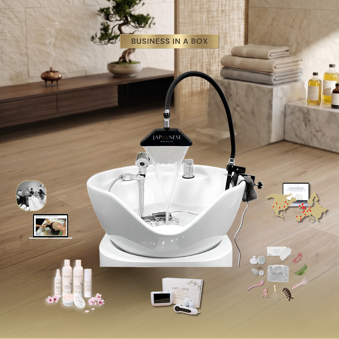 box waterfall BUSINESS IN A BOX: Korean Head Spa Waterfall Package