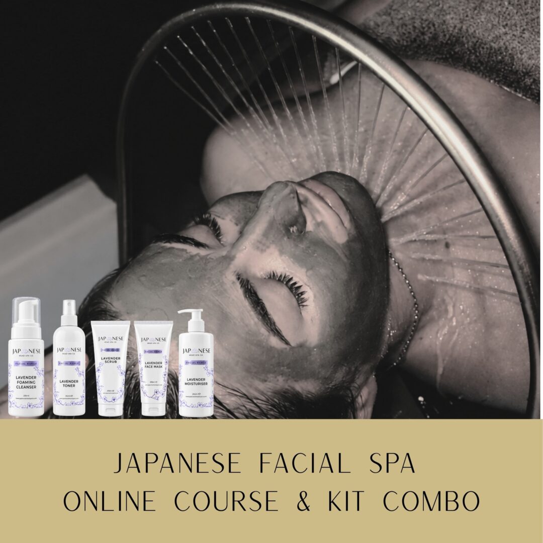 ONLINE Japanese Facial Spa Course & Kit Combo
